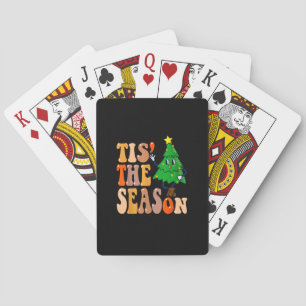 Groovy Tis The Season Kerst Pijnboom Pokerkaarten