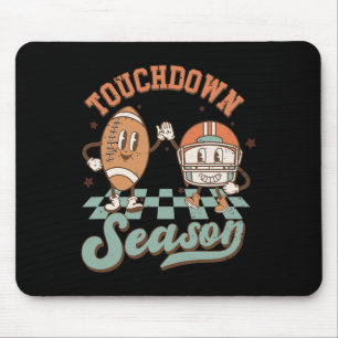 Groovy Touchdown seizoen Voetbal Lightning Bolt Ga Muismat
