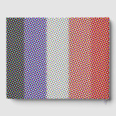 Groovy Trippy Abstract Cupioromantic Pride Flag Gastenboek (Achterkant)