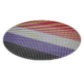 Groovy Trippy Abstract Cupioromantische Pride Vlag Snijplank (Hoek)