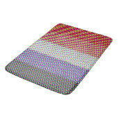 Groovy Trippy Abstract Cupioromantische Pridevlag Badmat (Gekanteld)