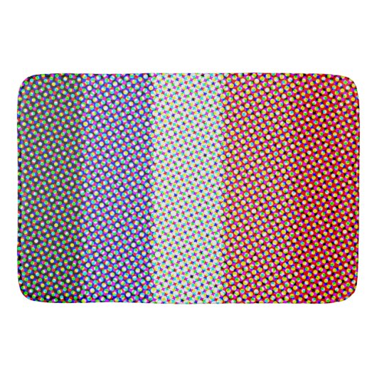 Groovy Trippy Abstract Cupioromantische Pridevlag Badmat (Voorkant)