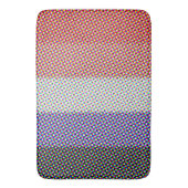 Groovy Trippy Abstract Cupioromantische Pridevlag Badmat (Voorkant Verticaal)