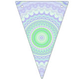 Groovy Trippy Boho Hippie Abstracte Kaleidoscoop Vlaggetjes (Derde vlag)