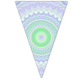 Groovy Trippy Boho Hippie Abstracte Kaleidoscoop Vlaggetjes (Eerste vlag)