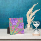 Groovy Trippy Boho Jewel Tone Regenboog Fractal Fotoplaat (Insitu)
