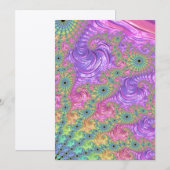 Groovy Trippy Boho Juweeltoon Regenboog Fractal (Voorkant / Achterkant)