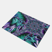 Groovy Trippy Funky Psychedelic Fractal Art Deurmat (Schuin)