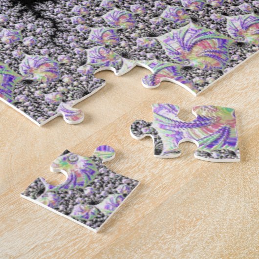 Groovy Trippy Funky Psychedelic Fractal Art Legpuzzel (Zijkant)