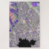 Groovy Trippy Funky Psychedelic Fractal Art Legpuzzel (Verticaal)