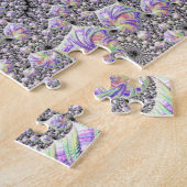Groovy Trippy Funky Psychedelic Fractal Art Legpuzzel (Zijkant)