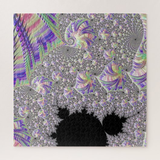 Groovy Trippy Funky Psychedelic Fractal Art Legpuzzel (Verticaal)
