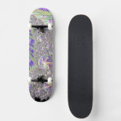 Groovy Trippy Funky Psychedelic Fractal Art Persoonlijk Skateboard (Voorkant)