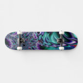 Groovy Trippy Funky Psychedelic Fractal Art Persoonlijk Skateboard (Horizontaal)