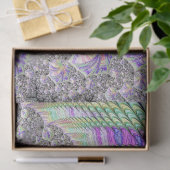 Groovy Trippy Funky Psychedelic Fractal Art Tissuepapier (Geschenk)