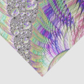 Groovy Trippy Funky Psychedelic Fractal Art Tissuepapier (Detail)