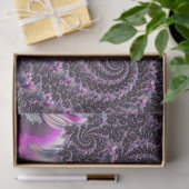 Groovy Trippy Funky Psychedelic Spiral Fractal Art Tissuepapier (Geschenk)