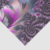 Groovy Trippy Funky Psychedelic Spiral Fractal Art Tissuepapier (Detail)
