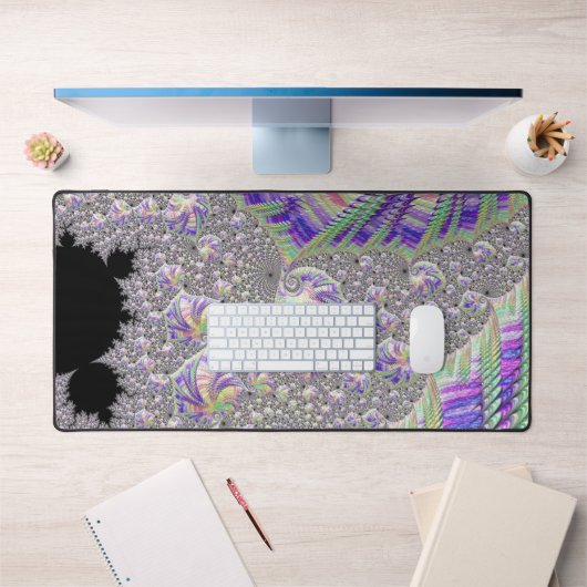 Groovy Trippy Funky Psychedelische Fractale Kunst Bureaumat (Kantoor 1)