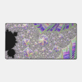 Groovy Trippy Funky Psychedelische Fractale Kunst Bureaumat (Voorkant)