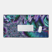 Groovy Trippy Funky Psychedelische Fractale Kunst Bureaumat (Keyboard & Muis)