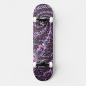 Groovy Trippy Funky Psychedelische Spiraal Fractal Persoonlijk Skateboard (Voorkant)