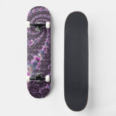 Groovy Trippy Funky Psychedelische Spiraal Fractal Persoonlijk Skateboard (Voorkant)