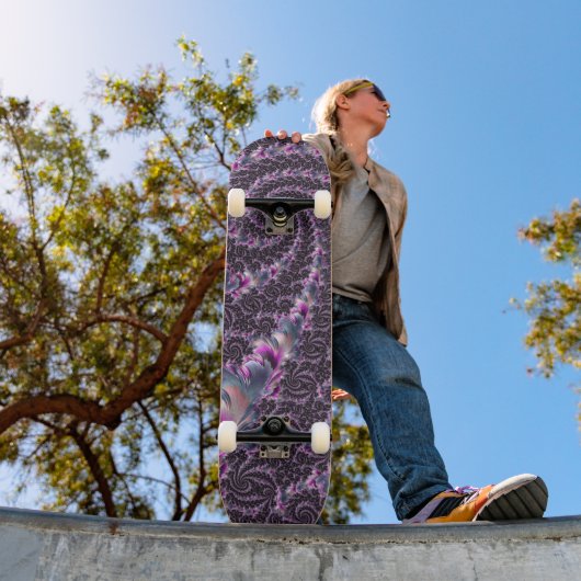 Groovy Trippy Funky Psychedelische Spiraal Fractal Persoonlijk Skateboard (Buiten 1)