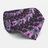 Groovy Trippy Funky Psychedelische Spiraal Fractal Stropdas (Opgerold)