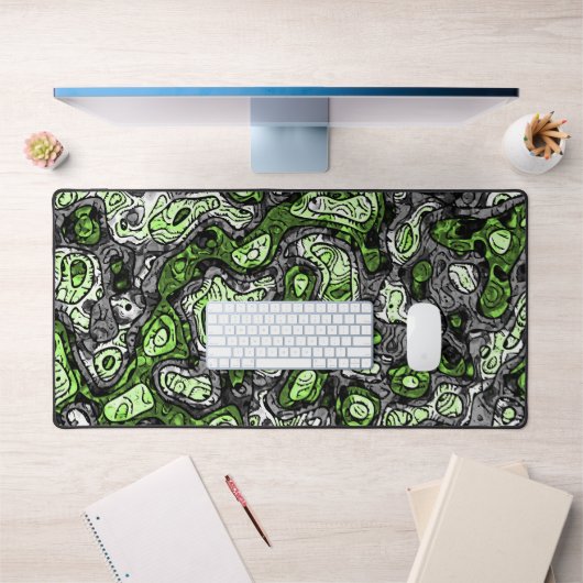 Groovy Trippy Grungy Funky Abstract Agender Pride Bureaumat (Kantoor 1)