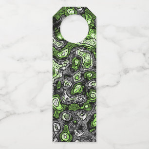 Groovy Trippy Grungy Funky Abstract Agender Pride Flessenhanger