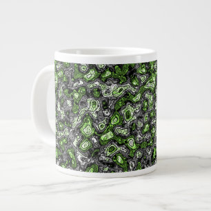 Groovy Trippy Grungy Funky Abstract Agender Pride Grote Koffiekop