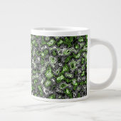 Groovy Trippy Grungy Funky Abstract Agender Pride Grote Koffiekop (Rechts)