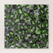 Groovy Trippy Grungy Funky Abstract Agender Pride Legpuzzel (Horizontaal)