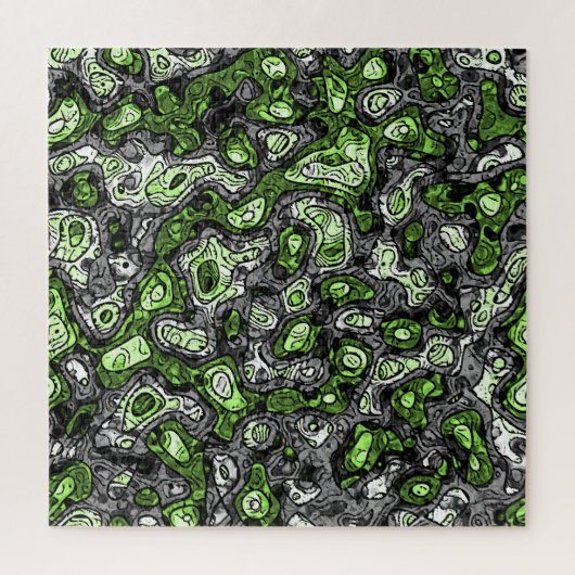 Groovy Trippy Grungy Funky Abstract Agender Pride Legpuzzel (Verticaal)