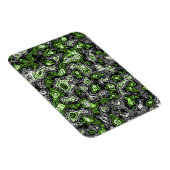 Groovy Trippy Grungy Funky Abstract Agender Pride Magneet (Rechterzijde)