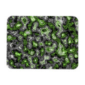 Groovy Trippy Grungy Funky Abstract Agender Pride Magneet (Horizontaal)