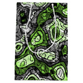 Groovy Trippy Grungy Funky Abstract Agender Pride Medium Cadeauzakje (Achterkant)