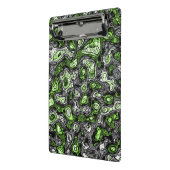 Groovy Trippy Grungy Funky Abstract Agender Pride Mini Klembord (Angled2)