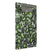 Groovy Trippy Grungy Funky Abstract Agender Pride Mini Klembord (Schuin)
