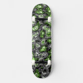 Groovy Trippy Grungy Funky Abstract Agender Pride Persoonlijk Skateboard (Voorkant)
