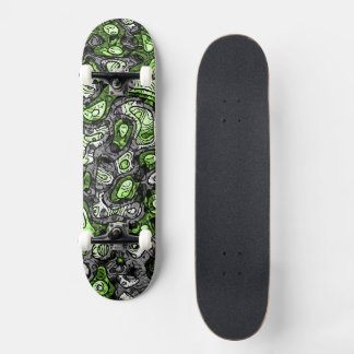 Groovy Trippy Grungy Funky Abstract Agender Pride Persoonlijk Skateboard
