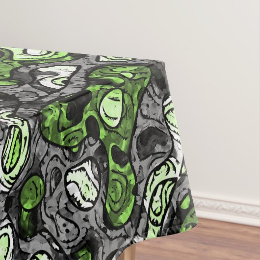 Groovy Trippy Grungy Funky Abstract Agender Pride Tafelkleed (Voorbeeld)