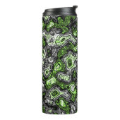 Groovy Trippy Grungy Funky Abstract Agender Pride Thermosbeker (Gedraaid links)