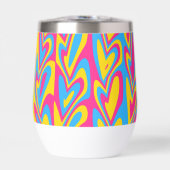 Groovy Trippy Squiggly Quirky Panseksuele Trots (Voorkant)
