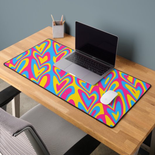 Groovy Trippy Squiggly Quirky Panseksuele Trots Bureaumat (Kantoor 2)