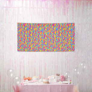 Groovy Trippy Squiggly Quirky Panseksuele Trots Spandoek