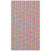 Groovy Trippy Squiggly Quirky Panseksuele Trots Tafelkleed (Voorkant)