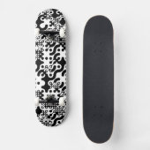 Groovy Trippy Truchet Tegels Persoonlijk Skateboard (Voorkant)