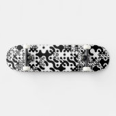Groovy Trippy Truchet Tegels Persoonlijk Skateboard (Horizontaal)